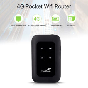 Portable H806 4G LTE Pocket WiFi Router All Netcom Features Display