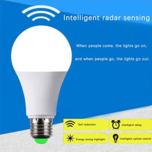 Radar Motion sensor bulb LED