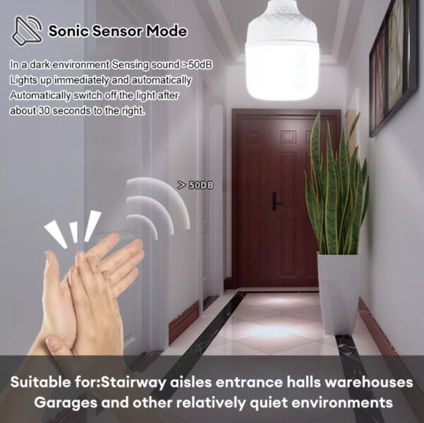 Sound Sensor LED Bulb auto on/off