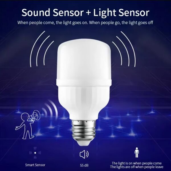 Sound Sensor LED Bulb auto on/off