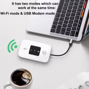 MF800 Portable 4G LTE MiFi Router Dual Wi-Fi and USB Modem Modes View