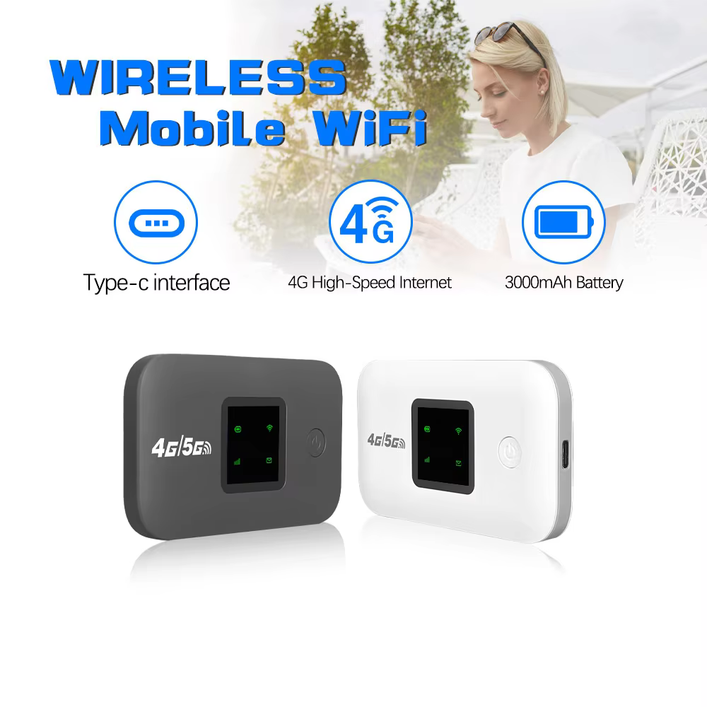 DNXT A8 4G LTE Pocket WiFi Router - Unlocked SIM Card Travel Hotspot - Image 2