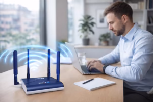 CPE907-E DNXT WiFi 6 4G LTE Router Office Setup