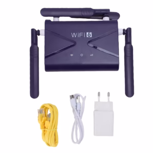 CPE907-E DNXT WiFi 6 4G LTE Router Box Content