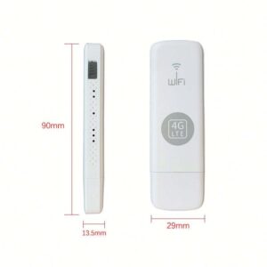 DNXT U6-EW 4G LTE USB WiFi Dongle Dimensions and Size