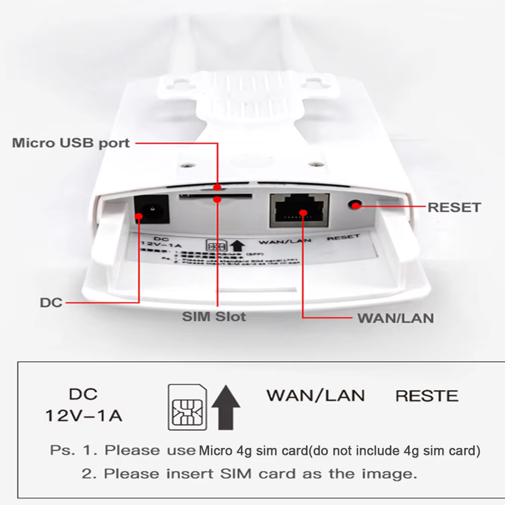 KuWFi Waterproof Outdoor 300Mbps 4G LTE CPE Router | Solar Powered - Image 8