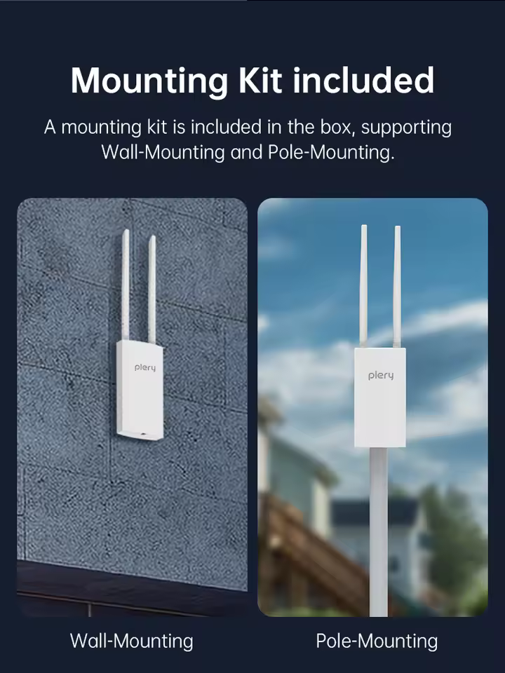 PLERY R702 300Mbps Outdoor 4G LTE WiFi 6 CPE Router with SMA antennas - Image 2