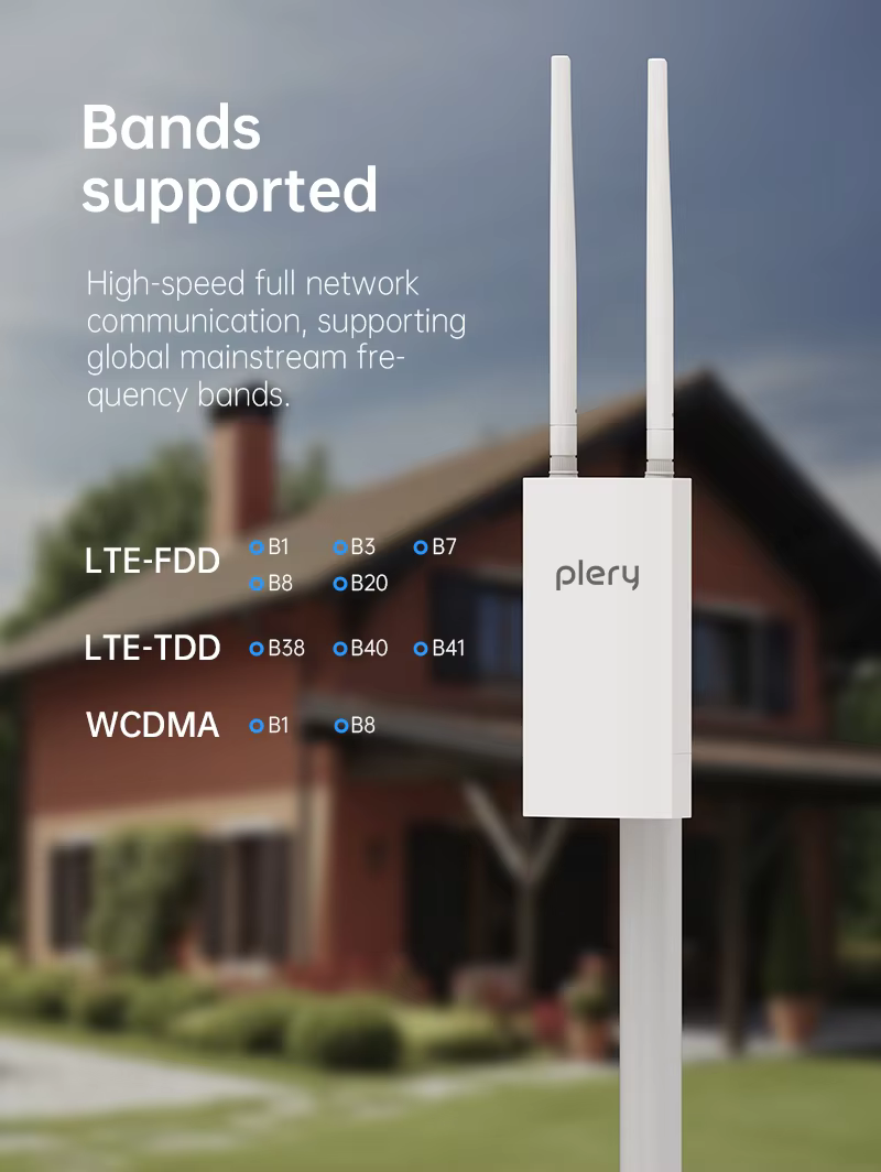 PLERY R702 300Mbps Outdoor 4G LTE WiFi 6 CPE Router with SMA antennas - Image 3