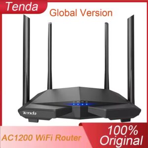 Tenda AC6 AC1200 Smart Dual-Band WiFi Router with 4 high-gain 6dBi antennas