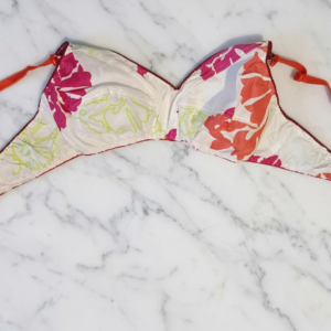 Vibrant Floral Printed Soft Cotton Bra - Multicolor