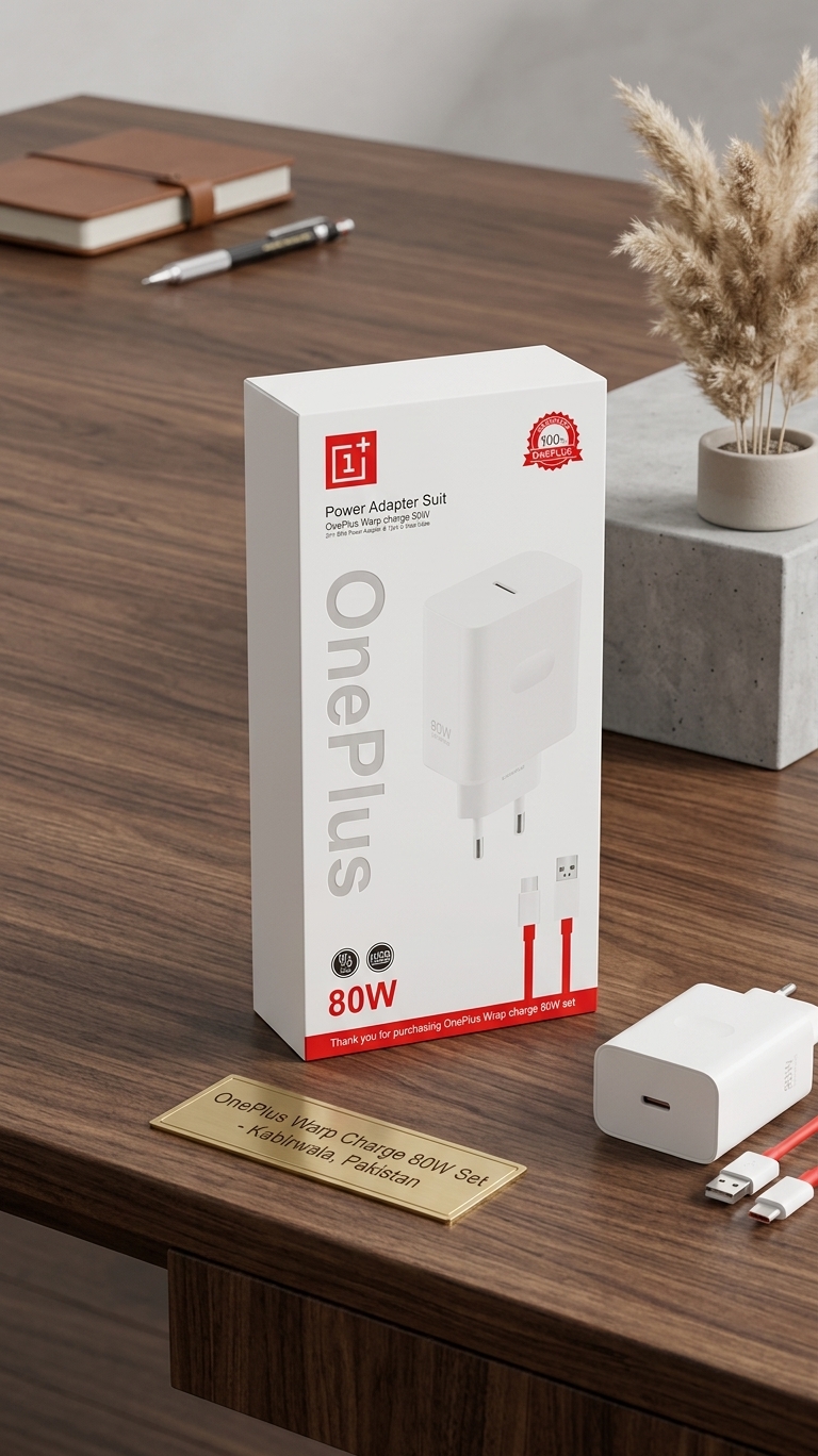 OnePlus Warp Charge 80W Power Adapter Set – Fast Charger with Type-C Cable - Image 2