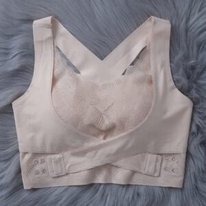 Stylish Cross-Strap Adjustable Underband Padded Bra Seamless Comfortable Lingerie